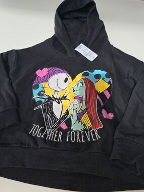 Disney Nightmare Before Christmas Hoodie 5T Jack Sally Together Forever